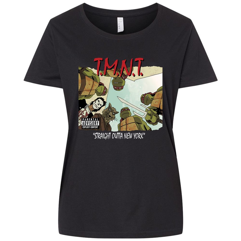 Ladies Curvy Jersey - AMYE89J6 - Blended Black - 1