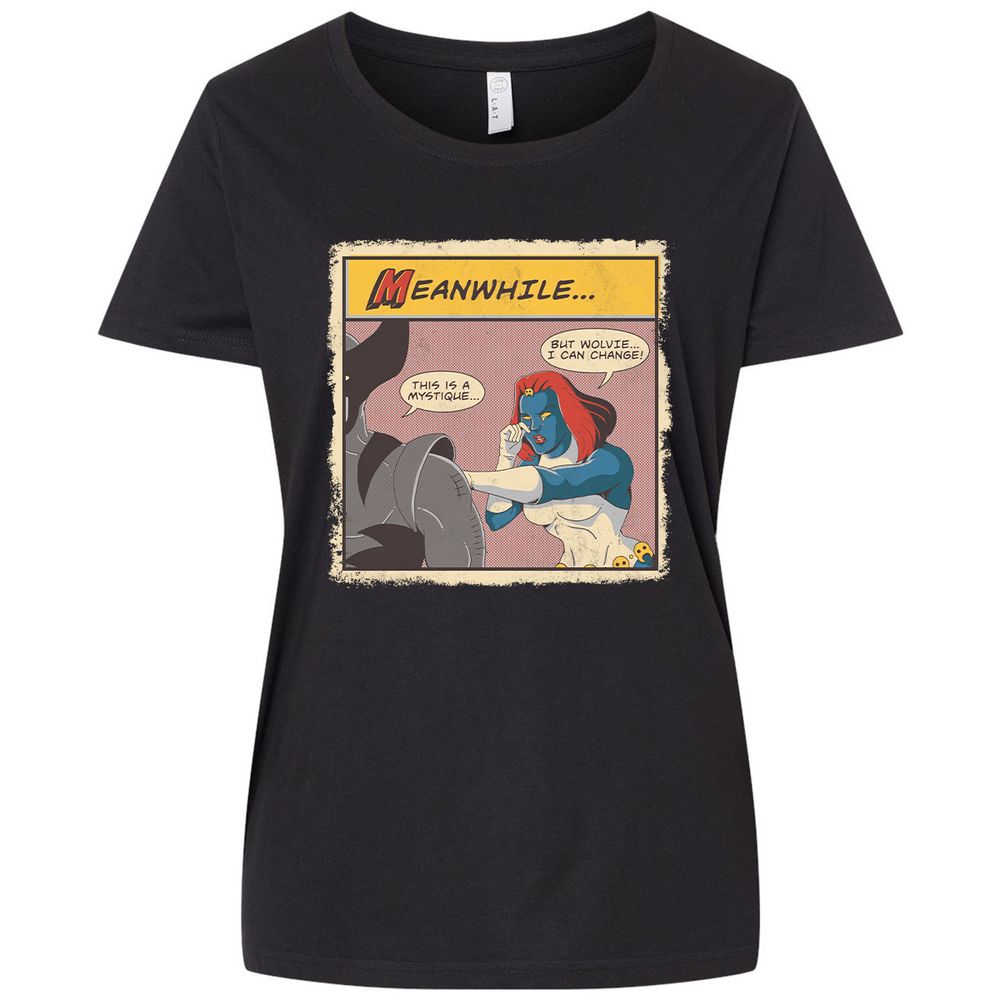 Ladies Curvy Jersey - LCX1SGV6 - Blended Black - 1