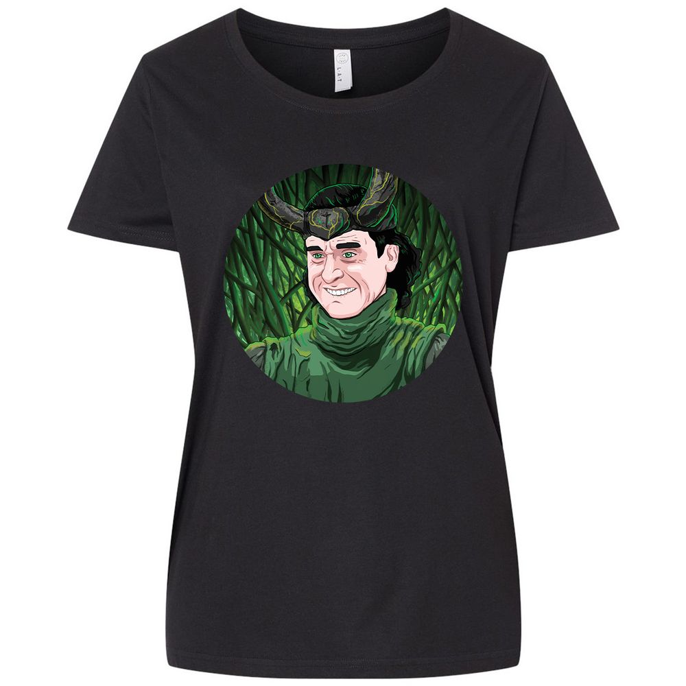 Ladies Curvy Jersey - MCEBUC1U - Blended Black - 1