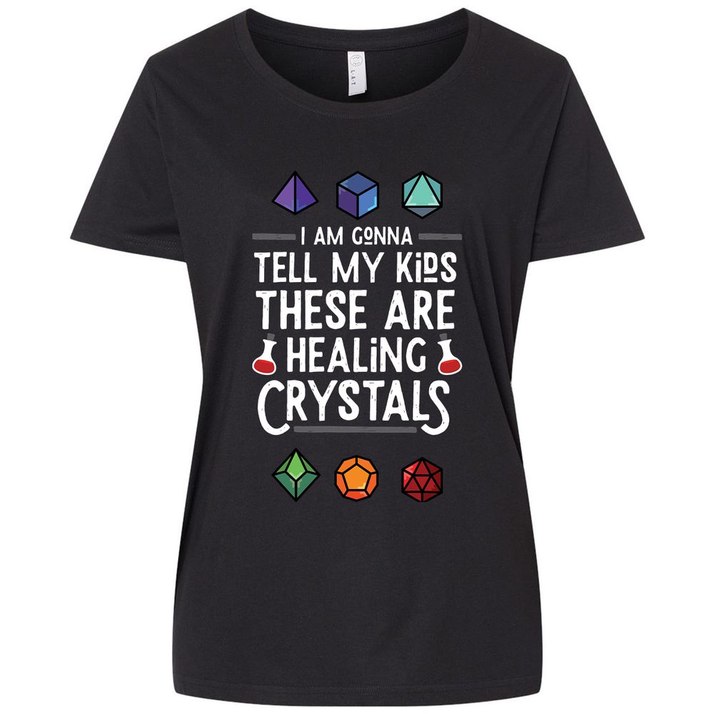 Ladies Curvy Jersey - 9Z6TL5R8 - Blended Black - 1