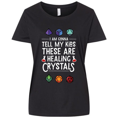 Ladies Curvy Jersey - 9Z6TL5R8 - Blended Black - 1