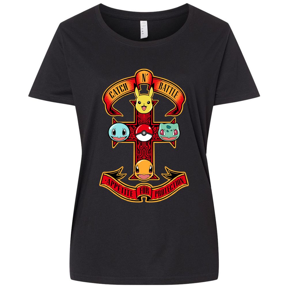 Ladies Curvy Jersey - MCLQESZW - Blended Black - 1