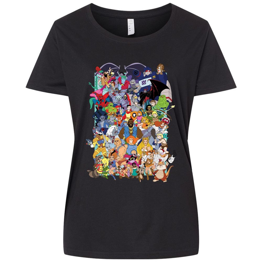 Ladies Curvy Jersey - 6U1L8L11 - Blended Black - 1