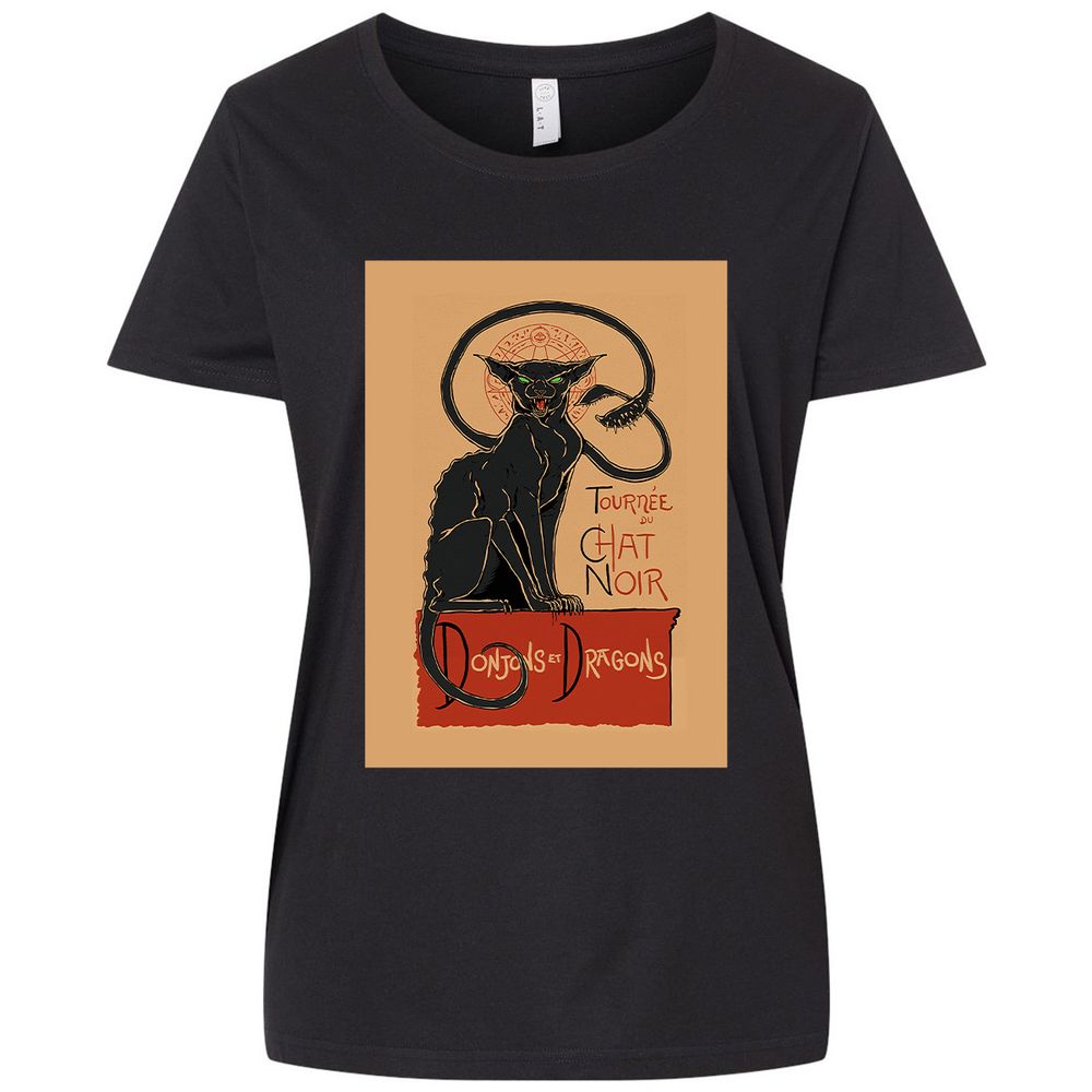 Ladies Curvy Jersey - SUDNZFDD - Blended Black - 1