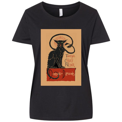 Ladies Curvy Jersey - SUDNZFDD - Blended Black - 1