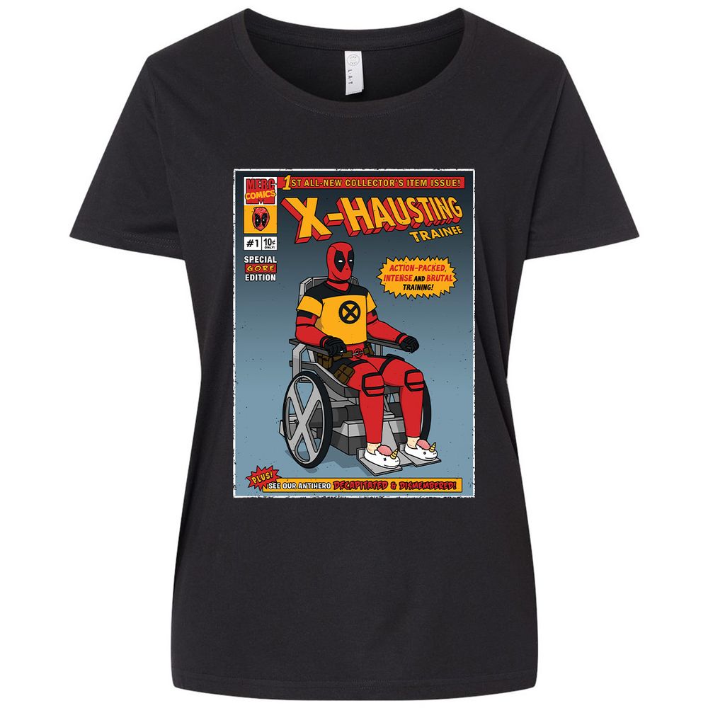 Ladies Curvy Jersey - 7FDC881P - Blended Black - 1