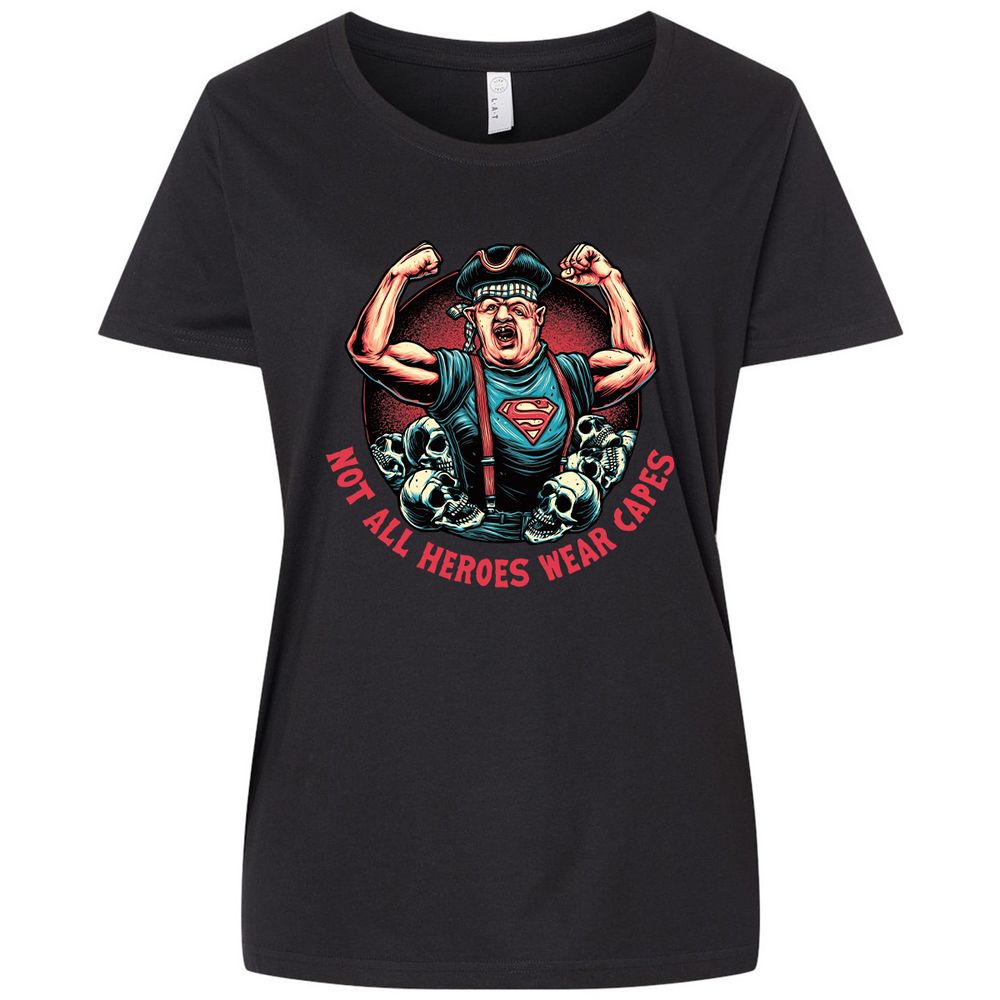 Ladies Curvy Jersey - ZY69AXLD - Blended Black - 1