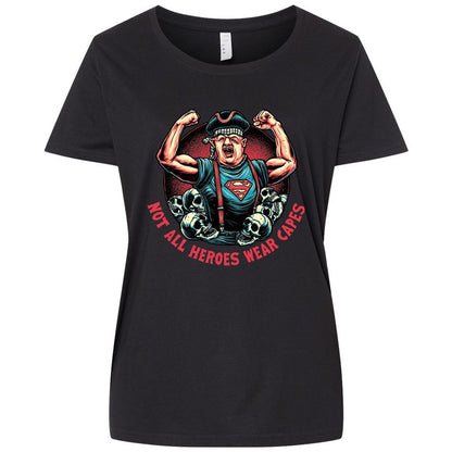 Ladies Curvy Jersey - ZY69AXLD - Blended Black - 1