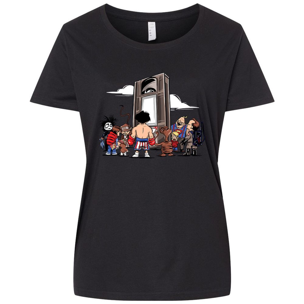 Ladies Curvy Jersey - F4C76SB5 - Blended Black - 1