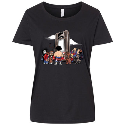 Ladies Curvy Jersey - F4C76SB5 - Blended Black - 1