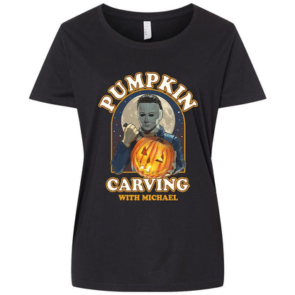 Ladies Curvy Jersey - 52PTAA5U - Blended Black - 1