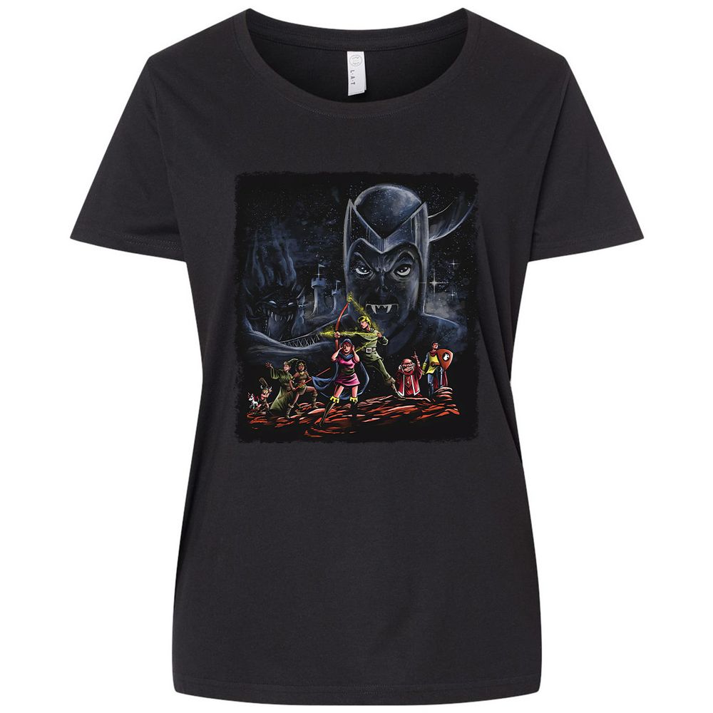 Ladies Curvy Jersey - 483KA5ZR - Blended Black - 1