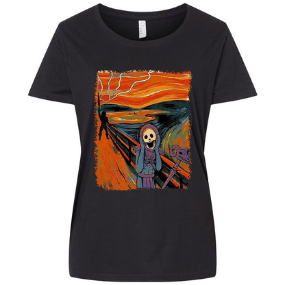 Ladies Curvy Jersey - BKASS793 - Blended Black - 1