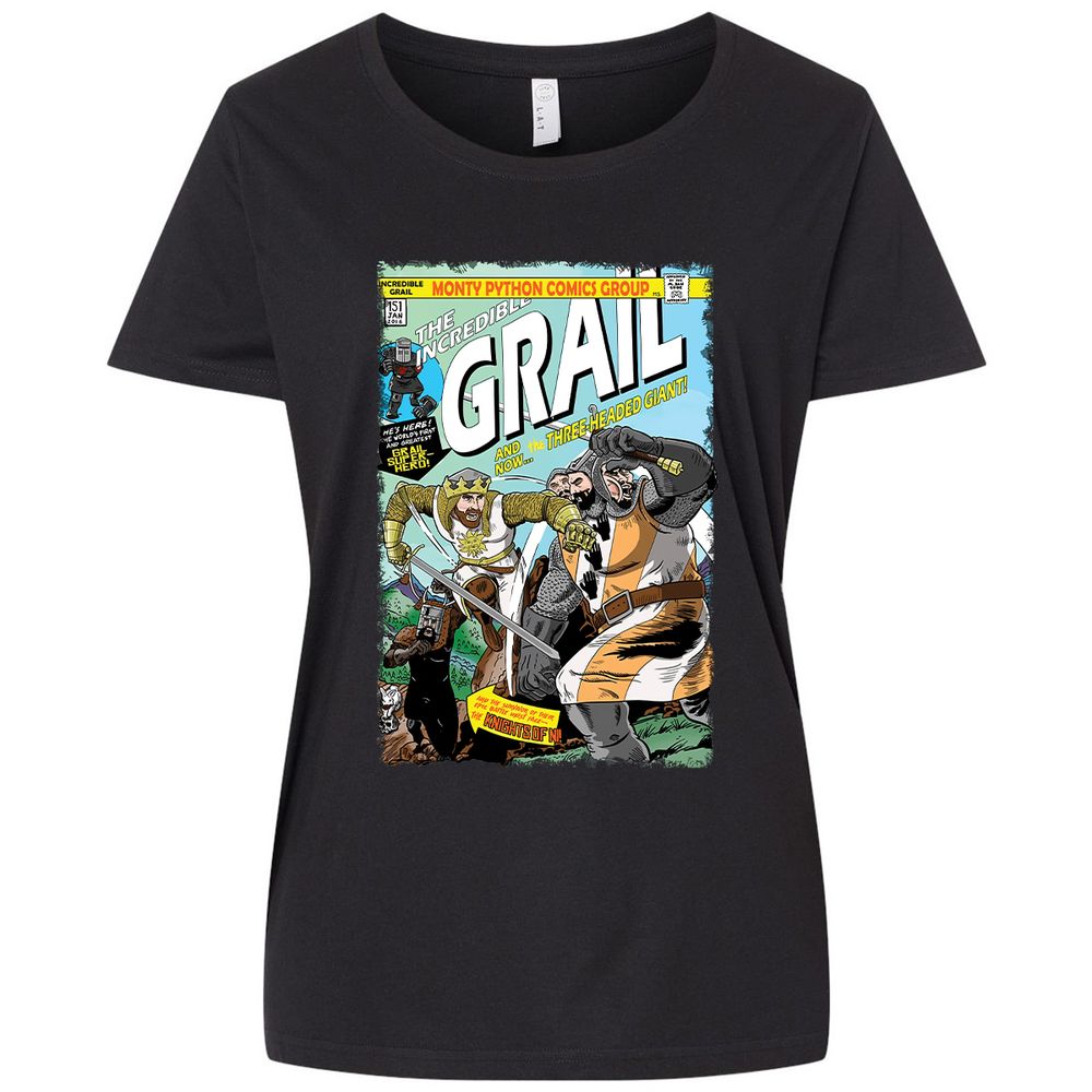 Ladies Curvy Jersey - AASFXSB8 - Blended Black - 1