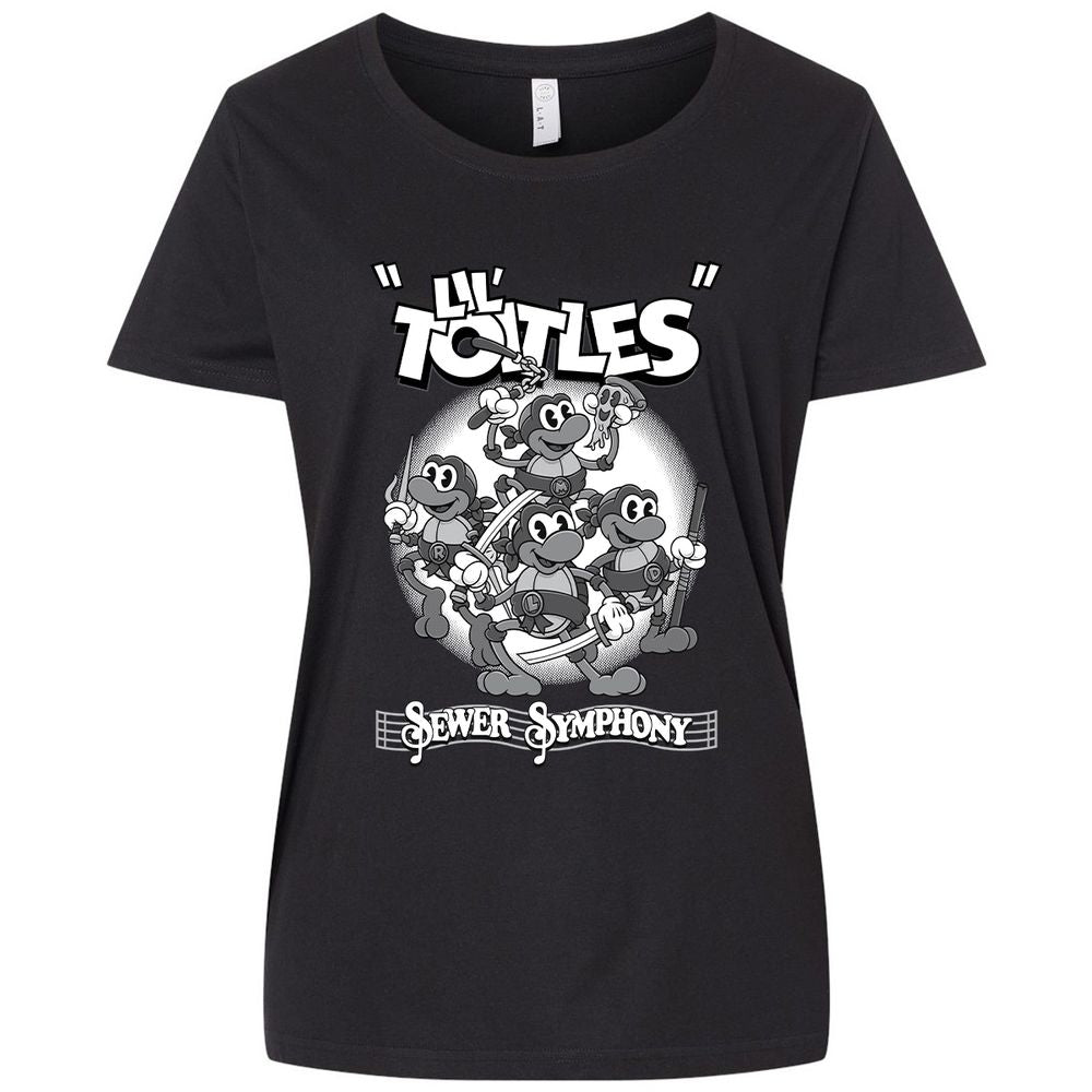 Ladies Curvy Jersey - D29JZ5LL - Blended Black - 1