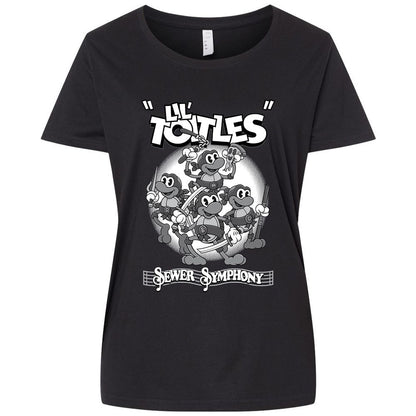 Ladies Curvy Jersey - D29JZ5LL - Blended Black - 1