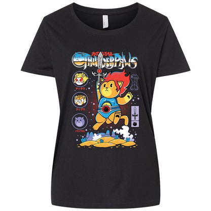 Ladies Curvy Jersey - AKNKJWJE - Blended Black - 1