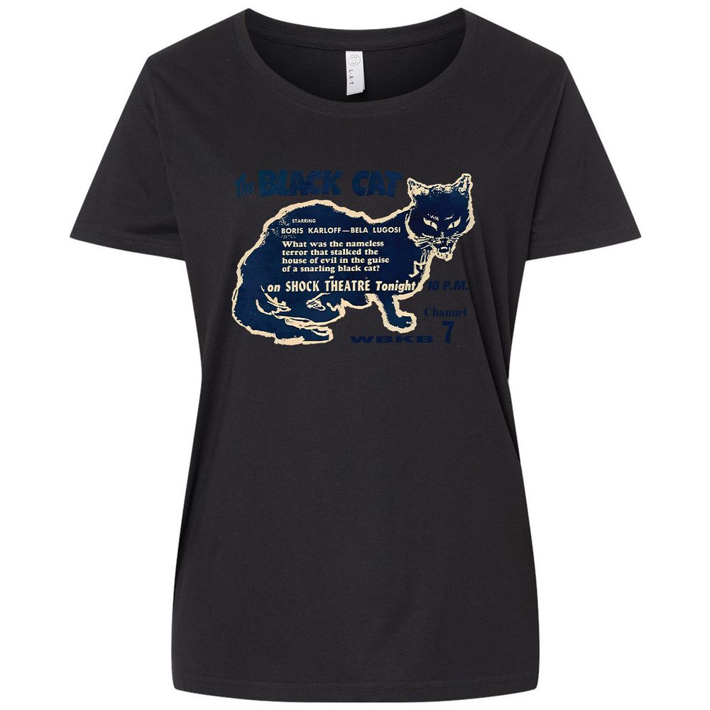 Ladies Curvy Jersey - SFL1XUJW - Blended Black - 1