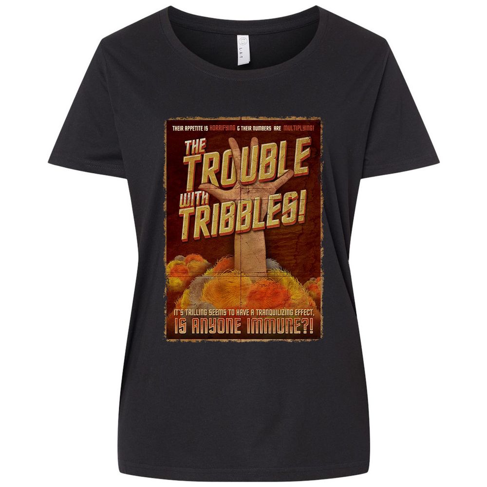 Ladies Curvy Jersey - PYMHU2XP - Blended Black - 1