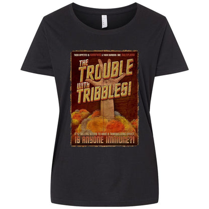 Ladies Curvy Jersey - PYMHU2XP - Blended Black - 1