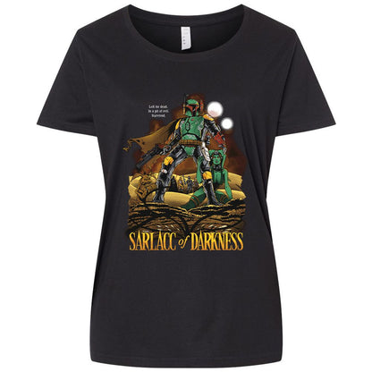 Ladies Curvy Jersey - MJ6SX9LY - Blended Black - 1