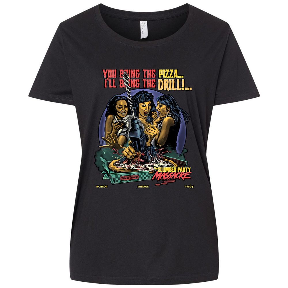 Ladies Curvy Jersey - ZN7KTQ32 - Blended Black - 1