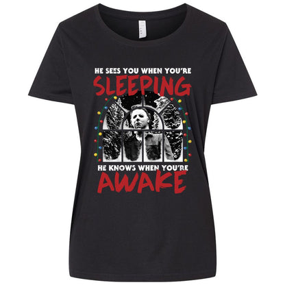 Ladies Curvy Jersey - ZWQM4UTT - Blended Black - 1