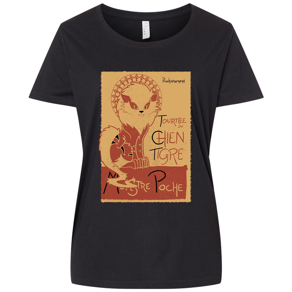 Ladies Curvy Jersey - U1WQY5GH - Blended Black - 1