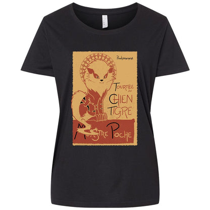 Ladies Curvy Jersey - U1WQY5GH - Blended Black - 1