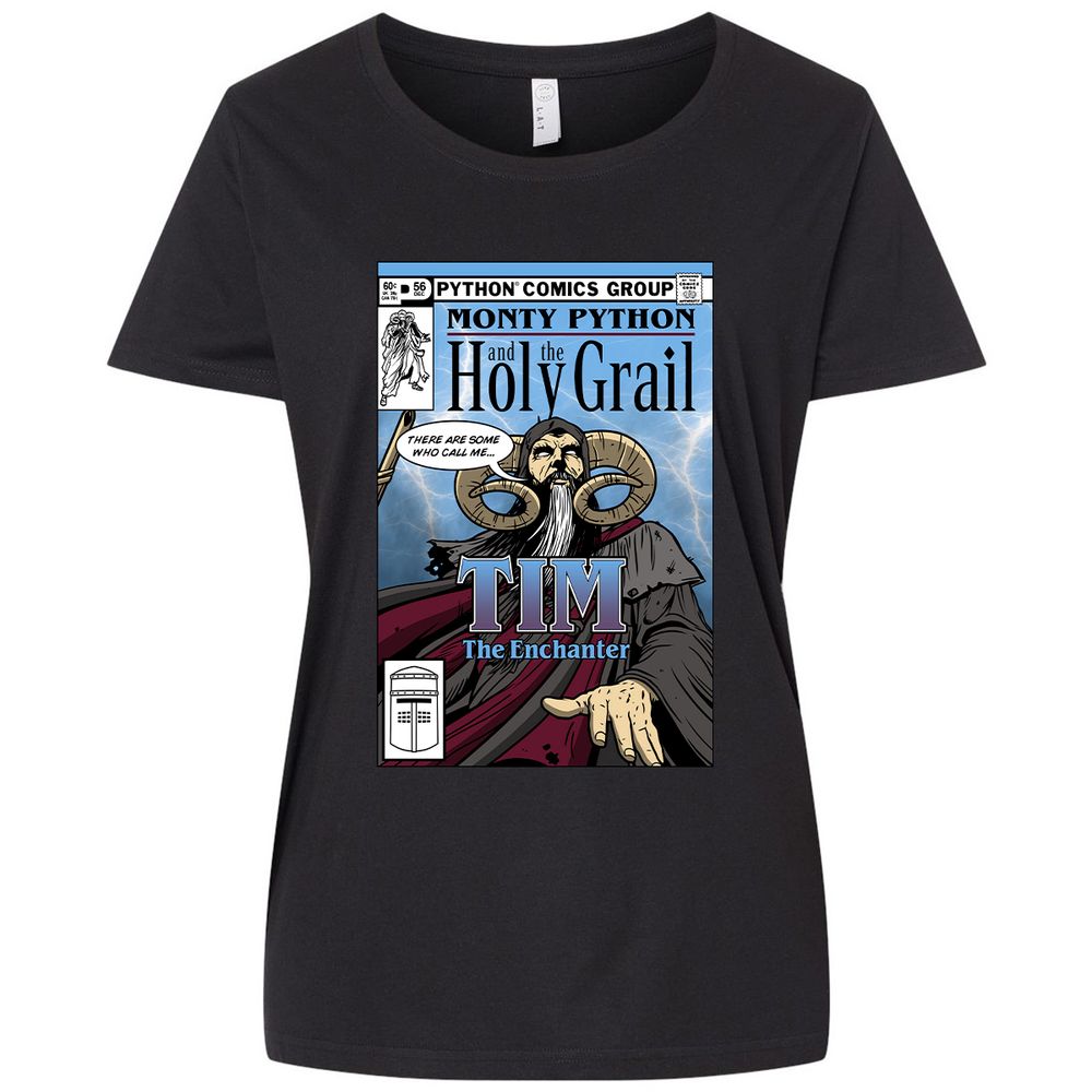 Ladies Curvy Jersey - XQX64XEH - Blended Black - 1