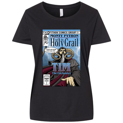 Ladies Curvy Jersey - XQX64XEH - Blended Black - 1