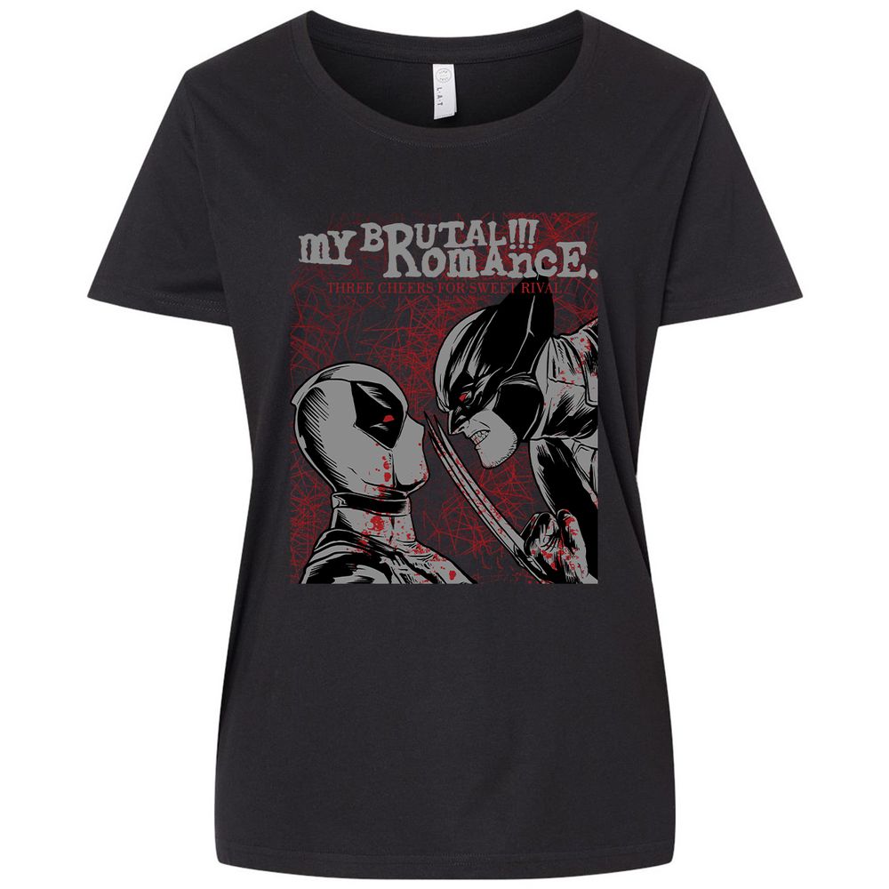 Ladies Curvy Jersey - B67YXKKN - Blended Black - 1