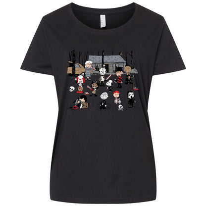 Ladies Curvy Jersey - 2A26BM4R - Blended Black - 1