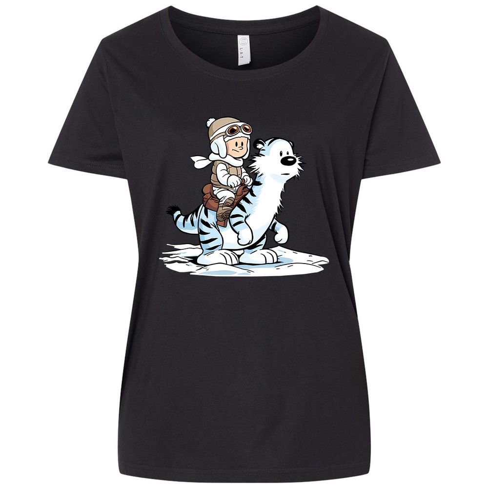 Ladies Curvy Jersey - LWYL9PGF - Blended Black - 1