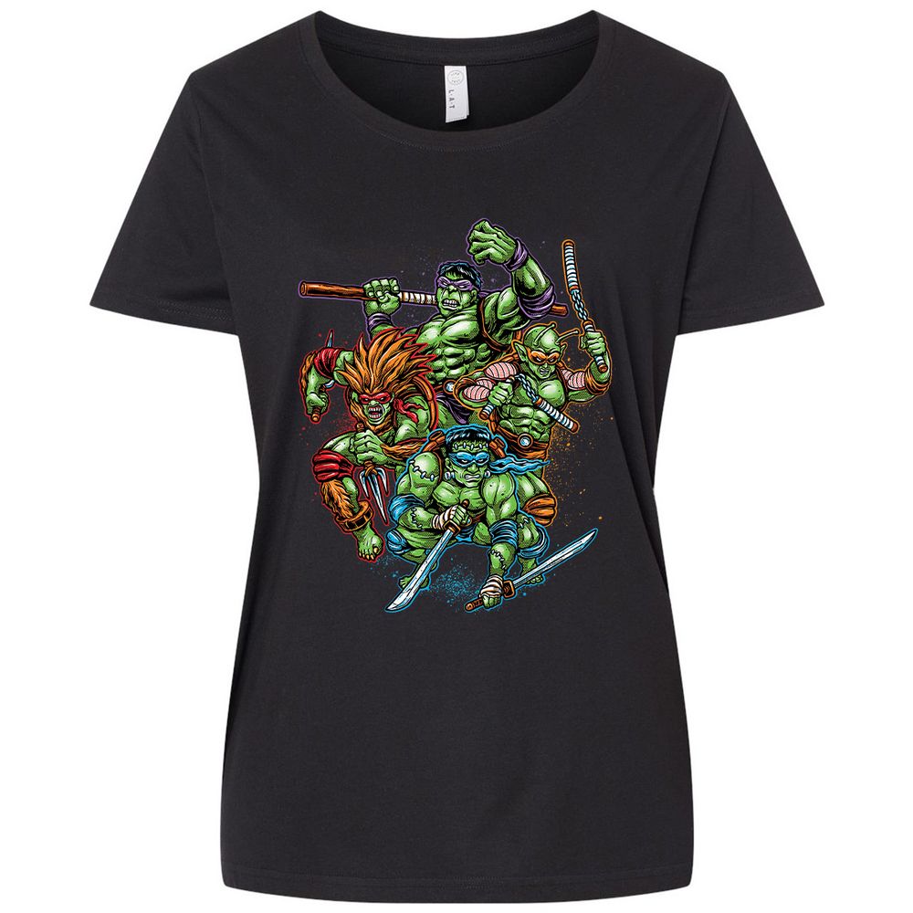 Ladies Curvy Jersey - PBKL14SK - Blended Black - 1