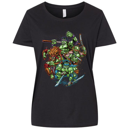 Ladies Curvy Jersey - PBKL14SK - Blended Black - 1