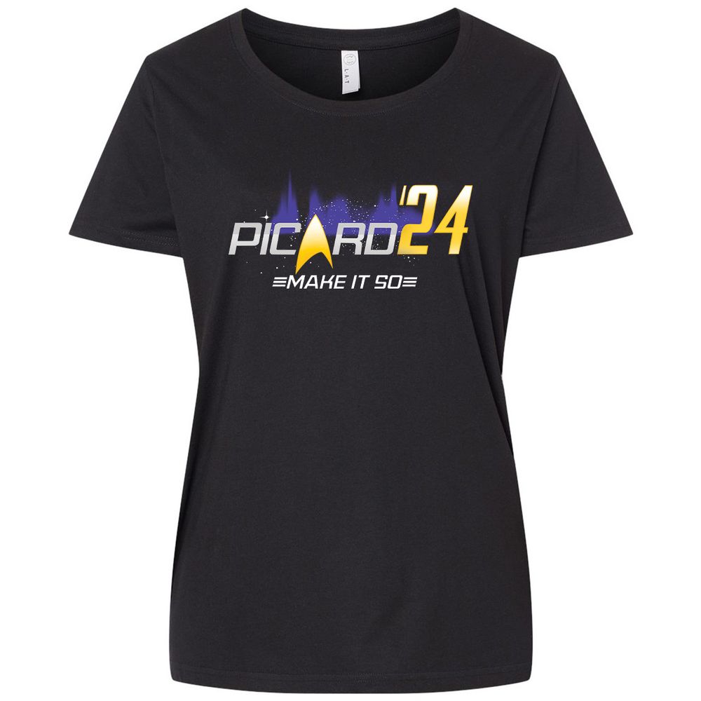 Ladies Curvy Jersey - RC333X4B - Blended Black - 1