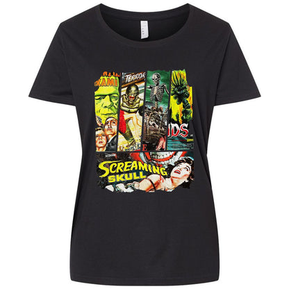 Ladies Curvy Jersey - T39H9Y8U - Blended Black - 1