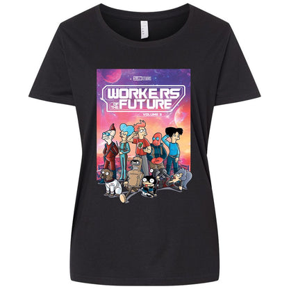 Ladies Curvy Jersey - VLX67FNA - Blended Black - 1