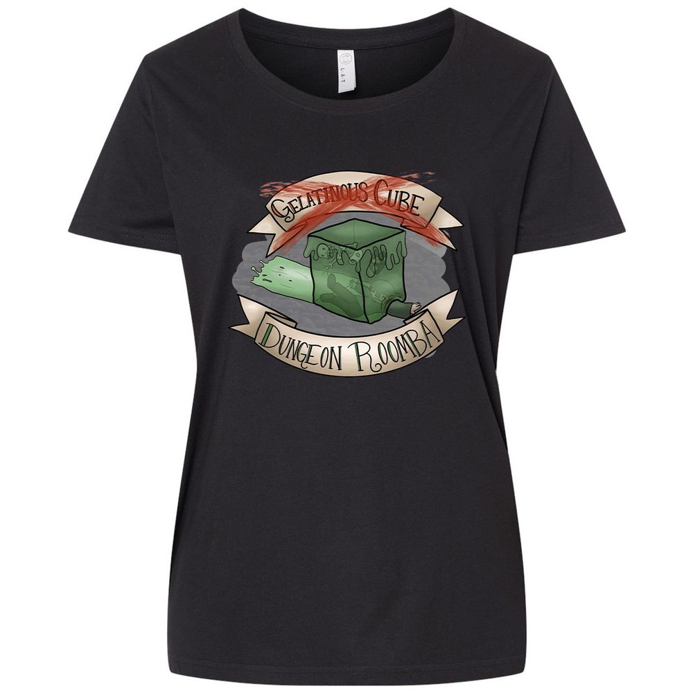 Ladies Curvy Jersey - X9JX851T - Blended Black - 1