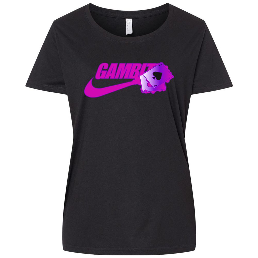 Ladies Curvy Jersey - J6DKD2A7 - Blended Black - 1