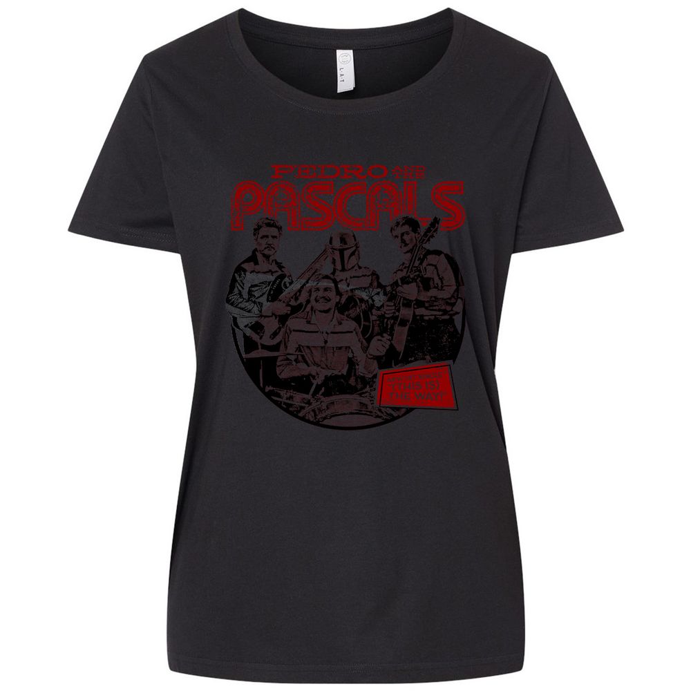 Ladies Curvy Jersey - X8GFMHU8 - Blended Black - 1