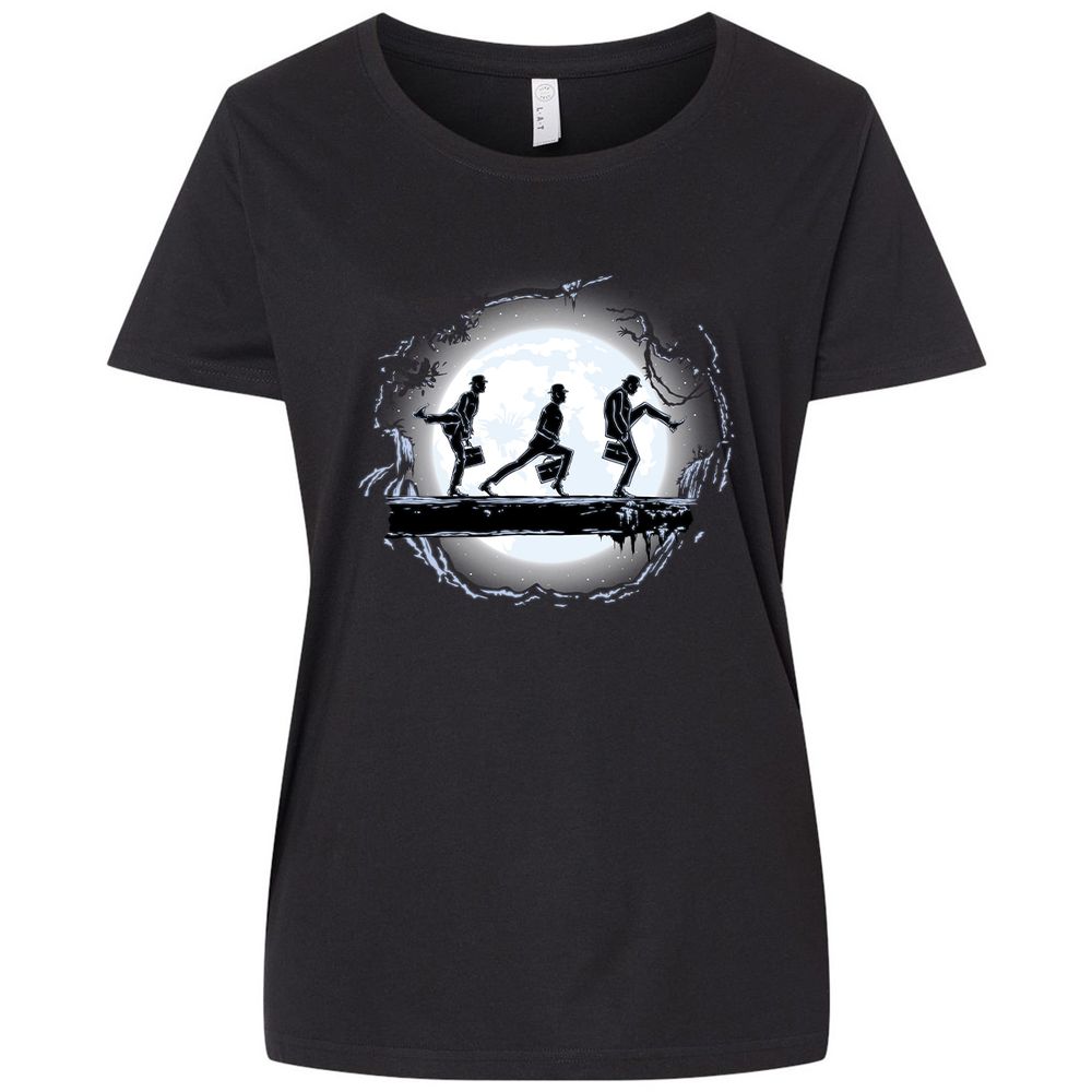 Ladies Curvy Jersey - JLJP6AYF - Blended Black - 1