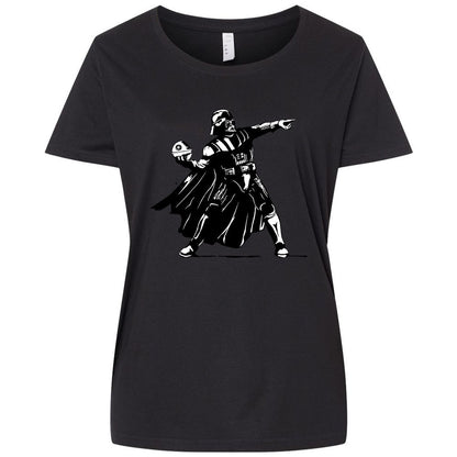 Ladies Curvy Jersey - R35D3M7W - Blended Black - 1