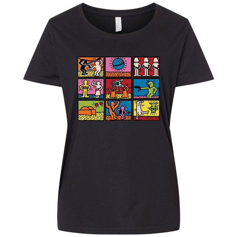 Ladies Curvy Jersey - 767CC67J - Blended Black - 1