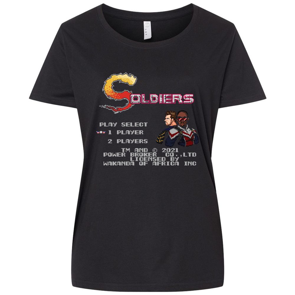 Ladies Curvy Jersey - B7DE3LQC - Blended Black - 1