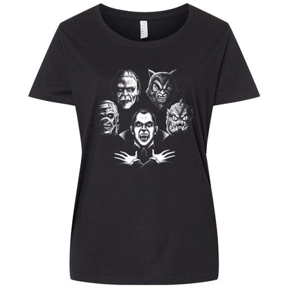 Ladies Curvy Jersey - 9KJF8ZGG - Blended Black - 1