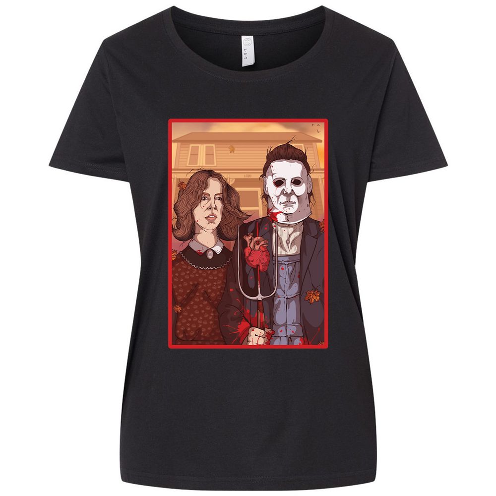 Ladies Curvy Jersey - T5P9WXEE - Blended Black - 1