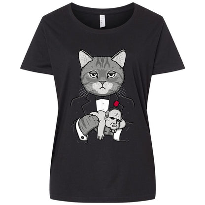 Ladies Curvy Jersey - FU1HUVHH - Blended Black - 1