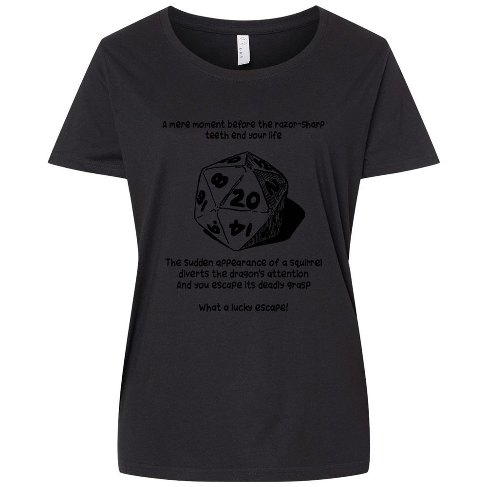 Ladies Curvy Jersey - SHDQC4XS - Blended Black - 1